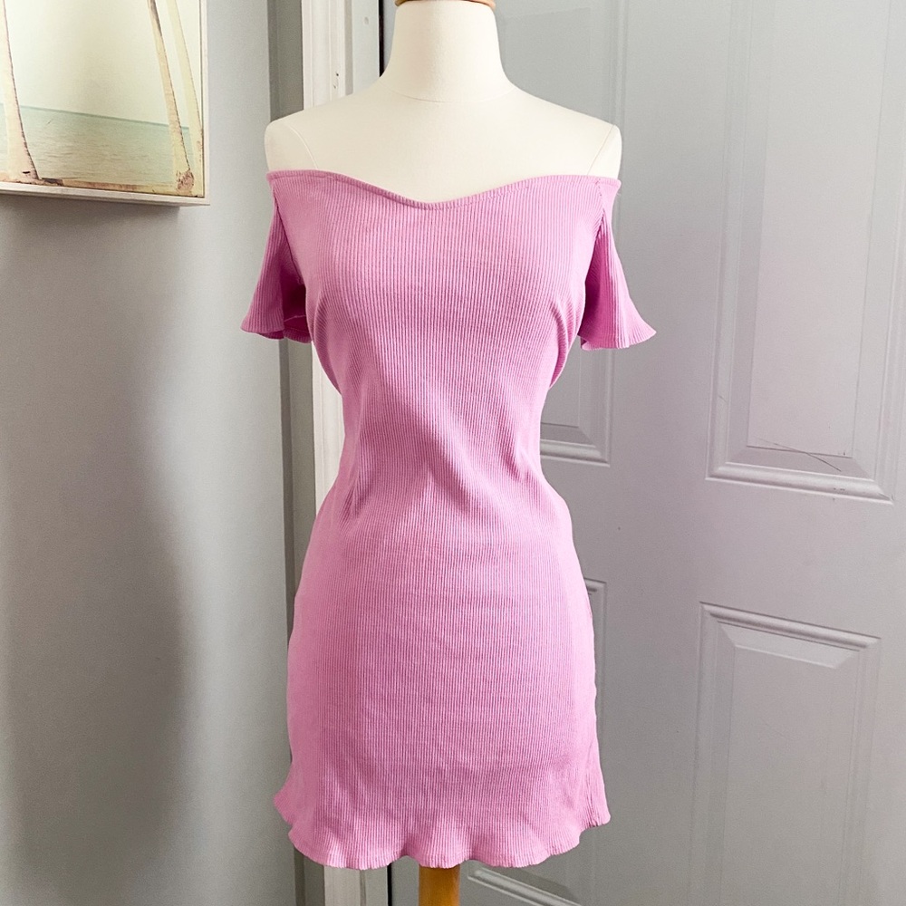 Fashion Nova Baby Pink Mini Dress 2XL